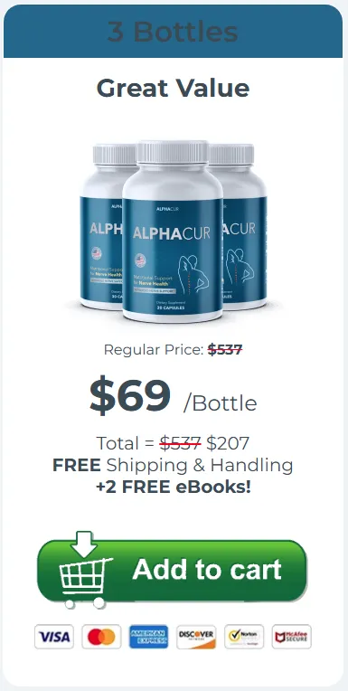 AlphaCur  price 3 bottle